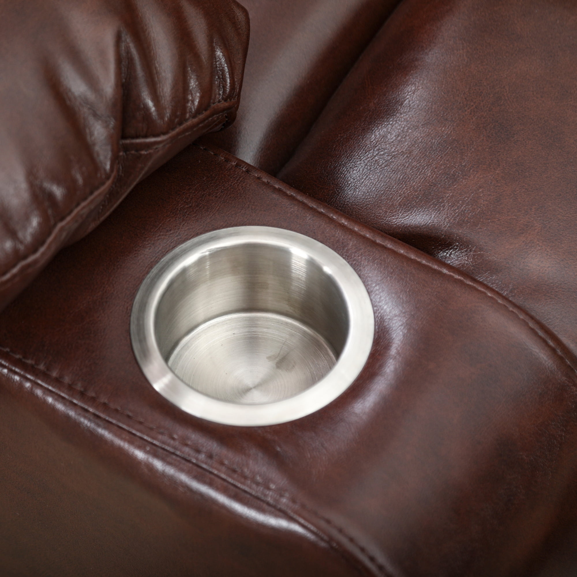Premium Oversized Recliner Chair, 26 Inch Extra Wide Seat Recliner for Big and Tall, Large Power Lift Chair with Heat and Massage, Brown Leather