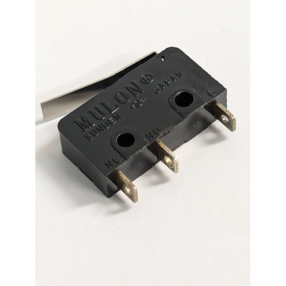 MULON MINIATURE MICRO SWITCH w/LEVER, NORMALLY OPEN AND CLOSED CONTACTS