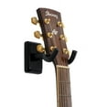 thumbnail image 2 of Gator Cases GFW-GTR-HNGRBLK Frameworks Wall Mounted Guitar Hanger with Black Mounting Plate, 2 of 7
