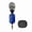 Blue, variant on ANXPTIME 3.5mm Mini Camera Microphones for Clear Recording in Interviews Meeting