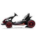 thumbnail image 6 of 24V Electric Go Kart ride on toys for boys girls Age 6+, Black, 6 of 9