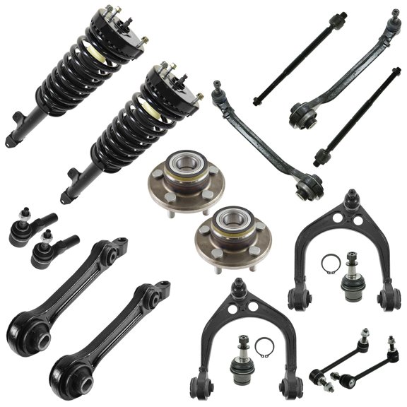 TRQ Steering Suspension Kit Front LH RH Set of 18 for Magnum Charger 300 RWD New PSA59030 Fits select: 2005-2006 CHRYSLER 300C, 2006-2010 DODGE CHARGER