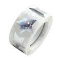 thumbnail image 2 of KLKCMS 500x Small Star Stickers Envelope Stickers Decoration Glitter Stickers for Party L, 2 of 9