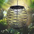 thumbnail image 4 of Bird Suet Feeders for Outside - Squirrel Proof Bird Feeder | Metal Large Capacity Wild Bird Outdoor Feeder Suitable for Suet Cake, Ball Mesh Bird Feeder, 4 of 7