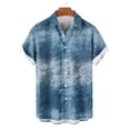 thumbnail image 4 of Yaoyar 2026 Summer Men's Fashion Hawaiian Shirts Short Sleeve Loose Button Down Collared Beach Vacation Shirts, 4 of 6