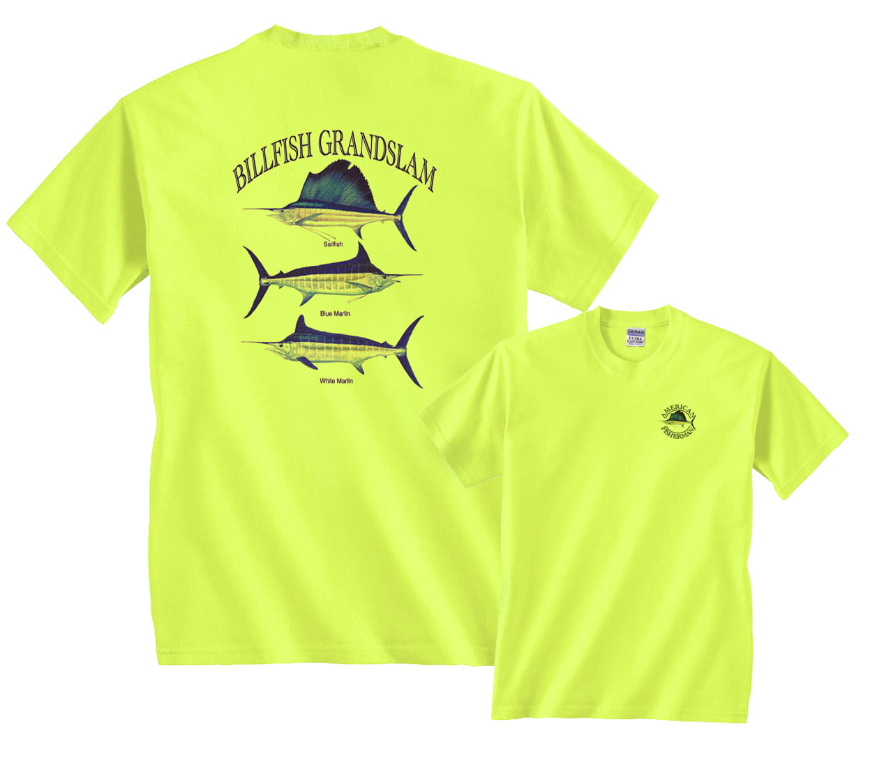 Billfish Grandslam Sailfish Marlin White Marlin Fishing T-Shirt ...
