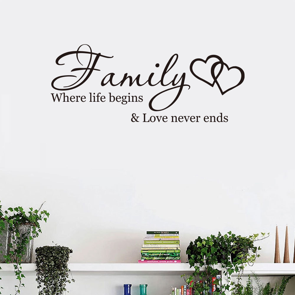 Details about / Removable DIY Letter Wall Sticker Mural Home Decal Decor For Bathroom