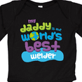 thumbnail image 4 of Inktastic Daddy Worlds Best Welder Boys or Girls Long Sleeve Baby Bodysuit, 4 of 5