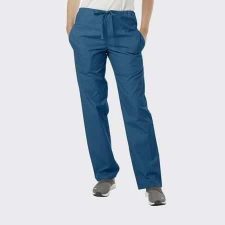 

SPECTRUM UNIFORMS Unisex Scrub Pant Ultrasoft Classic Scrub Pants Drawstring Waist Pant Ideal for Medical Professionals Pant Caribbean Blue