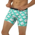thumbnail image 3 of Cauagu Strong Goose Print Men's Boxer Briefs, Funny & Cute Underwear Elastic Waistband Briefs Ideal Gift for Men,1-Pack, 3 of 7