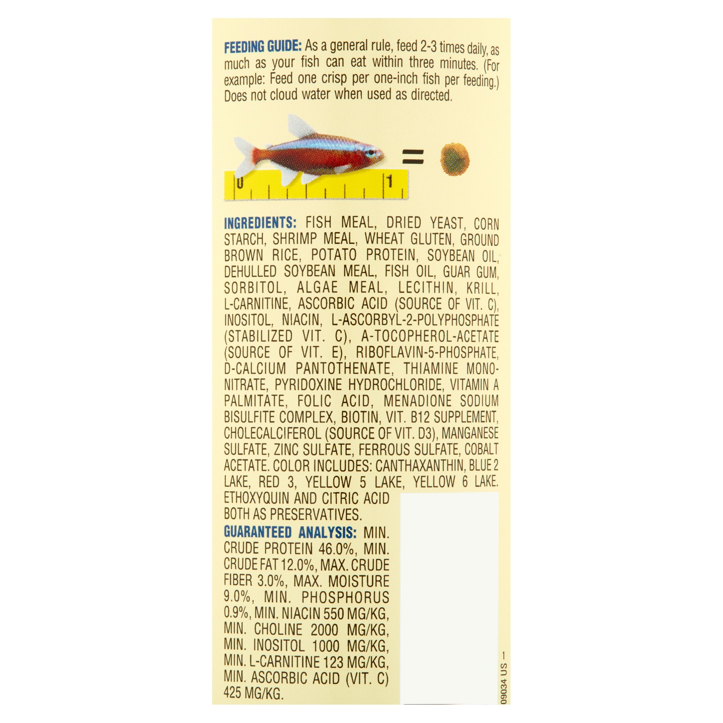 Tetra TetraMin Tropical Crisps Fish Food, 3.28 Ounces photo 4