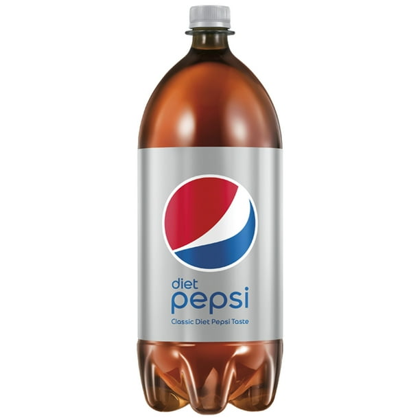 Diet Pepsi Cola Soda Pop, 2 Liter Bottle