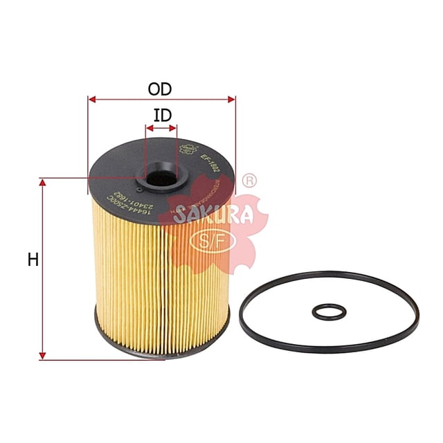 Filtro Para Combustible SAKURA 500 2012 Hino L6 7.6L Cartucho Diesel
