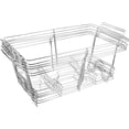 thumbnail image 2 of Chafing Wire Buffet Rack Stand Chrome Frame For Full Size Serving Pans, Full Size Chafing Dish Stand, Food Warmer For Catering, Events, Weddings, Parties, Birthdays (12), 2 of 5