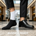 thumbnail image 3 of TELOLY 2026 New 4Pairs Ankle Socks Men Size 37 55 Athletic Socks Sweat Absorbing Mens No Show Socks Combination1 for Sports Gym Running Casual Wear Outdoor Activities, 3 of 5