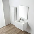 thumbnail image 3 of 30" Freestanding Bathroom Vanity with Sink & LED Mirror - Matte White, 3 of 9