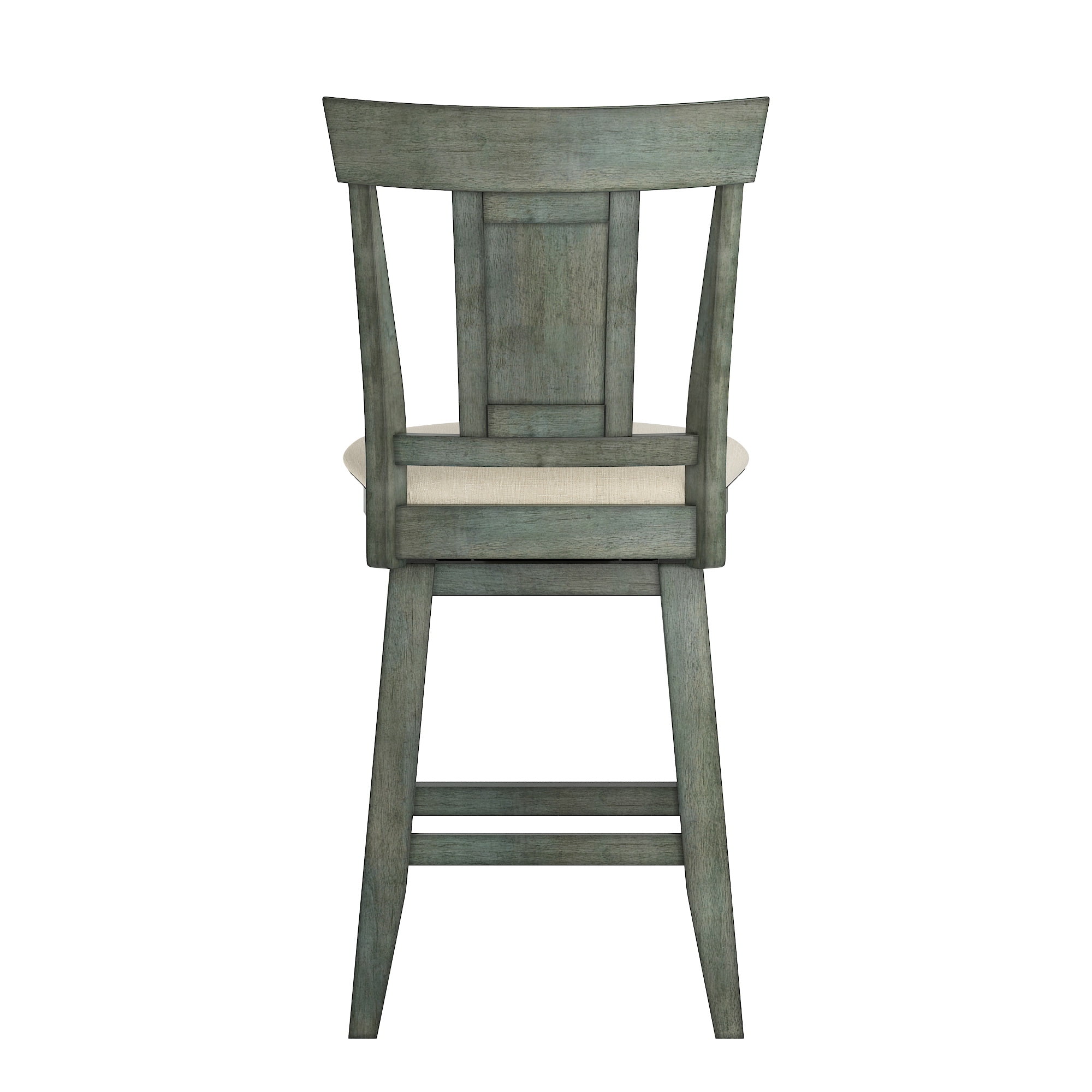 Weston Home Sheena Panel Back 24-inch Counter Height Wood Swivel Stool, Multiple Finishes