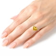 thumbnail image 3 of Galaxy Gold 14K Yellow Gold Natural 10 mm Heart-Shaped Citrine Heart Ring - November Birthstone - Warmth & Prosperity - Sizes 5.5 to 11 - Fine Jewelry for Women, 3 of 3
