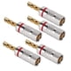 thumbnail image 5 of Conector banana sin soldadura, 5 piezas J.10054 Conector banana dentado Conector banana dentado Conector banana chapado en oro Funcionalidad versátil, 5 of 14
