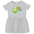 thumbnail image 3 of Inktastic Aw, Shucks, I'm Cute Corn Humor Girls Toddler Dress, 3 of 5