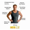 thumbnail image 3 of Insta Slim USA Activewear Compression Muscle Tank MA0001, 3 of 15