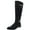 Black, variant on Womens Black Studded Hardware Cushioned Buckle Accent Deliee2 Round Toe Block Heel Zip-Up Riding Boot 9.5 M