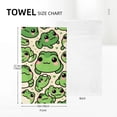 thumbnail image 4 of Nawy Frog Kitchen Towels, Set of 2, High Quality Ultrafine Fiber, Soft and Absorbent, for Kitchens, Bathrooms, Showers 27.5*16in, 4 of 6