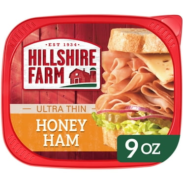 Hillshire Farm Ultra Thin Sliced Honey Ham Deli Lunch Meat, 9 oz Plastic Tub