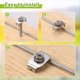 thumbnail image 5 of Grapas para Cercas, Clavos para Cercas para Madera Blanda, Grapas para Cercas de Alambre Reutilizables, Tornillos para Cercas de y Tejidas, 50 Sujetadores para Cercas, 5 of 5