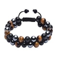 thumbnail image 2 of Hematite Bracelet,Hemios Hematite Bracelet,Hemios Hematite Bracelet Men - Reignites Masculine Energy, Natural Hematite Stone Beaded Stretch Healing Bracelets, 2 of 9
