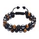 thumbnail image 2 of Fiudx Pulsera Magnética con Diseño de Cuentas de Hematita. Favorece La Relajación Gracias a Su Piedra de Ojo de Tigre. Reduce El Dolor y La Hinchazón. Mejora El Bienestar y El Sueño. Ideal para Un Es, 2 of 6