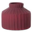 thumbnail image 4 of Modern Farmhouse Home Decor Accents; Living Room Decor, 5" Vase, Boho Vases for Table Decor, Mantle & Shelf Vases, Cottage Decor, Housewarming Gift, Centerpiece Table Vase, Brick Red, 4 of 9