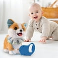 thumbnail image 6 of Interactive Motorized Plush Corgi Robot Dog - Leash-Controlled Walking Toy with Tongue-Out & Head-Pat Reactions, 8 Music Tracks for Toddlers, 6 of 7