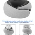 thumbnail image 3 of Almohada de viaje, almohada de viaje para aviones Wander Plus, almohada para el cuello con memoria suave, 3 of 5