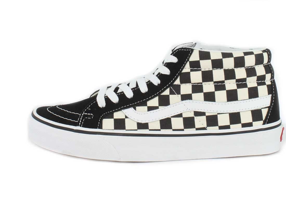 vans checkerboard mid