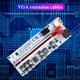 thumbnail image 1 of VER012 Max PCI-E Riser PCI Express 1x 16x Adaptador PC Cable de extensión (Rojo), 1 of 8