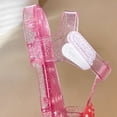thumbnail image 6 of Viluyesy Girls’ Thick-Soled Jelly Sandals Heart-Decorated Crystal Princess Shoes, Soft-Sole Summer Comfort Footwear for Toddlers and Kids Pink Size 8, 6 of 10