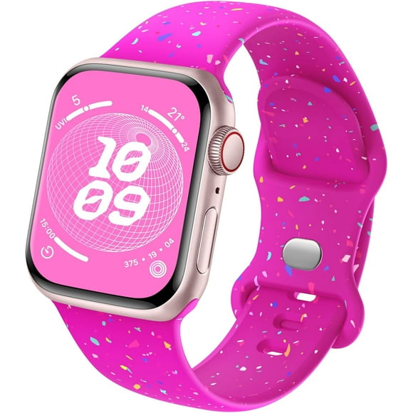XIHAMA Sport Band Compatible with Apple Watch Band 40mm 41mm 38mm 42mm 44mm 45mm 46mm 49mm for Men and Women, Recycled Plastic Soft Silicone Band for iWatch SE Series 1 to 10 Ultra