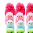 thumbnail image 4 of Monstrate Coloridos pollitos de Pascua de chenilla, paquete de 36 para capó de cesta y diversión en la fiesta Kits de decoración para fiestas, 4 of 6