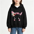 thumbnail image 4 of BCSIOAOI Kids Hoodies Girls Cotton Long Sleeve Fall Loose Sweatshirt Printed Pullover, 4 of 4