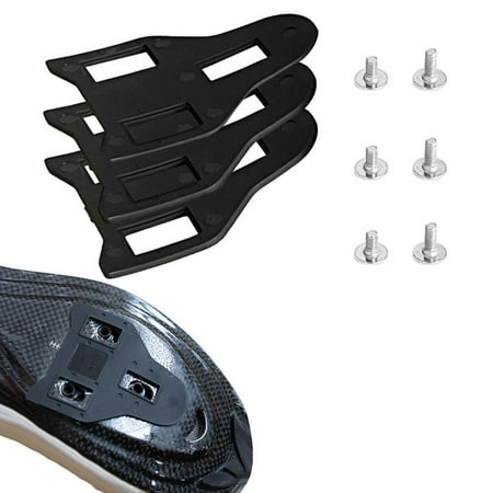 

Famure Cycling Shoe Cleats Cycling Shoe Cleats Bike Clip Anti-skid Cycling Shoe Clips with Adjustable 3 Hole Design Compatible with Cycling & Road Bike Bicycle Pedals impart