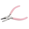 thumbnail image 3 of Mini Liniero Pinzas 4.5 Pulgadas Combinación Precisión Pinzas con Rosa Plástico Mango para Bricolaje Artesanía Joyería Fabricación, 3 of 7