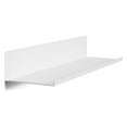 thumbnail image 4 of (2 pack) Hangman No Stud Floating Shelf - 18" - White - Aluminum - Level and Hardware Included - No Drills or Anchors Needed, 4 of 11