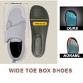 thumbnail image 2 of Diabetic Shoes for Men and Women Extra Wide Width Adjustable Sneakers for Swollen Feet, Non Slip Soft Sole Orthopedic Slip On Walking Shoes Comfortable, 2 of 7