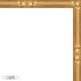 thumbnail image 2 of 8x24 Gold Thin Bamboo Picture Frame - UV Acrylic, Foam Board Backing, Hanging Hardware, 2 of 9