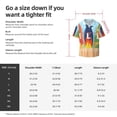 thumbnail image 5 of Honeii 's Hello Summer3 for men's short-sleeved button-up collared shirt featuring a pocket, perfect for beach vacations, and travel adventures., 5 of 5