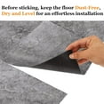 thumbnail image 4 of 40 Sheet Vinyl Flooring 12 x 12 Peel and Stick Floor Tile Waterproof Clearance Vinyl Floor Tiles Marble Grey Self Adhesive Floor Tiles Sticky Laminate Flooring for Bathroom Kitchen Basement RV, 4 of 14