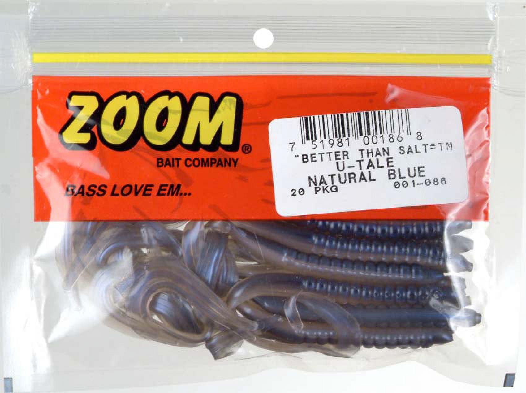 Zoom 001086 U-Tale Worm, 6 3/4 