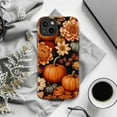 thumbnail image 6 of Vibrant Fall Flower Phone Case, Dark Cottagecore Pumpkin Phone Cover for iPhone 17 16 15 14 13 12 11 Plus Pro Max Mini, 6 of 6