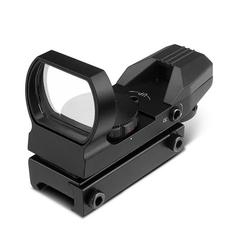 Reflex Sight Red / Green Dot Sightmark Tactical 4 Reticle Holographic Picatinny Rail Reflex Optic - Hunting Paintball Tool for Shotgun Rifle Pistol Scope with Locking Screw & (Best Pistol Red Dot For The Money)